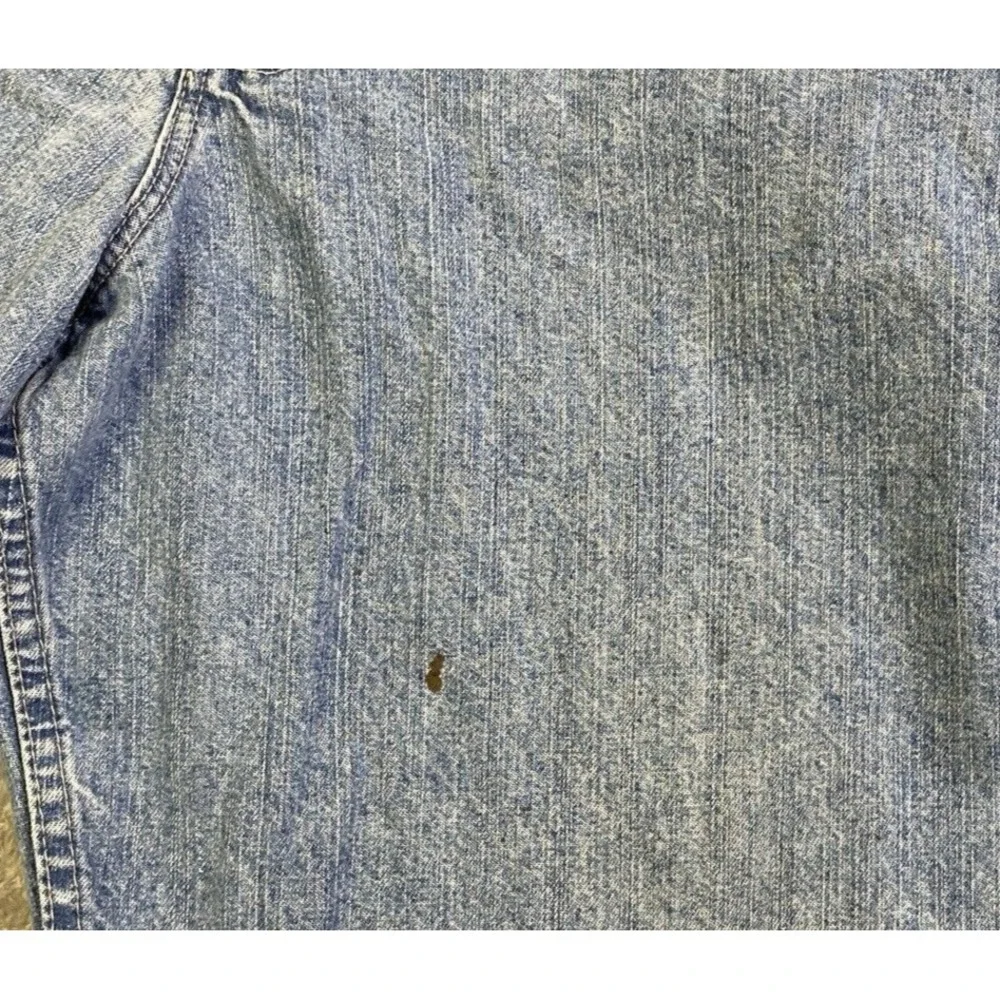 VTG Lee Dungarees Shorts Men Denim 42L Carpenter Work Grunge Baggy Y2K 90s Skate